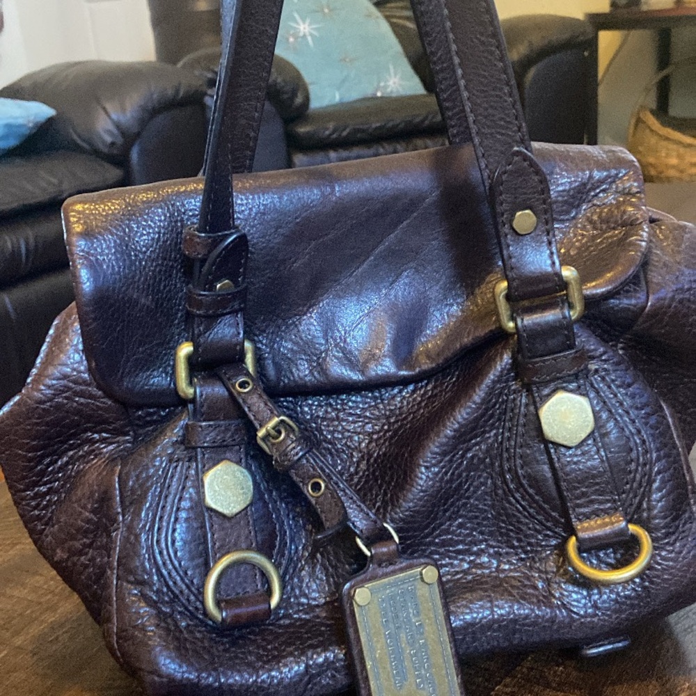 Brown Leather Handbag Marc by Marc Jacobs - Picture 3 of 9